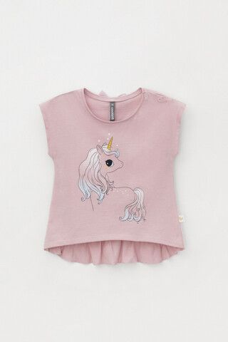 фуфайка  для девочки  КР 302319/розово-сиреневый к447