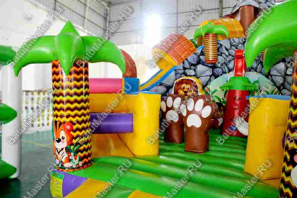 Надувной батут "В гостях у зебры"