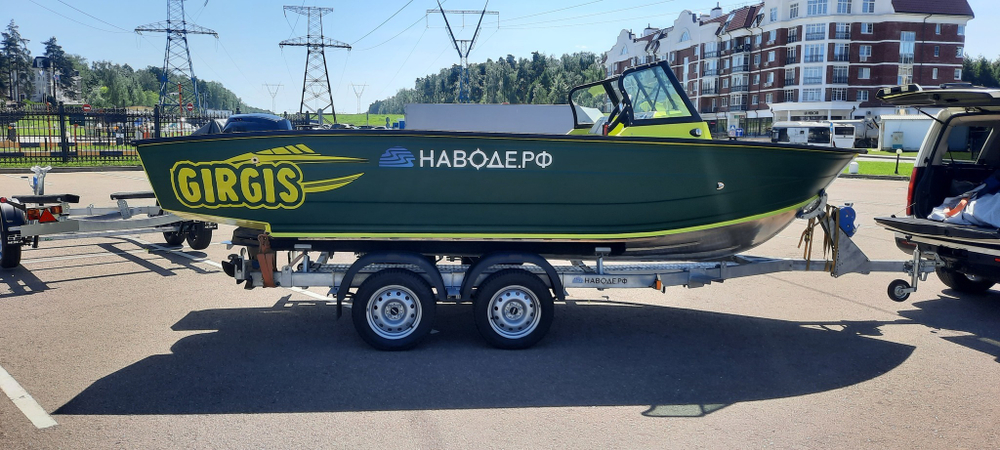 Готовый комплект Алюминиевая моторная лодка Гиргис 470