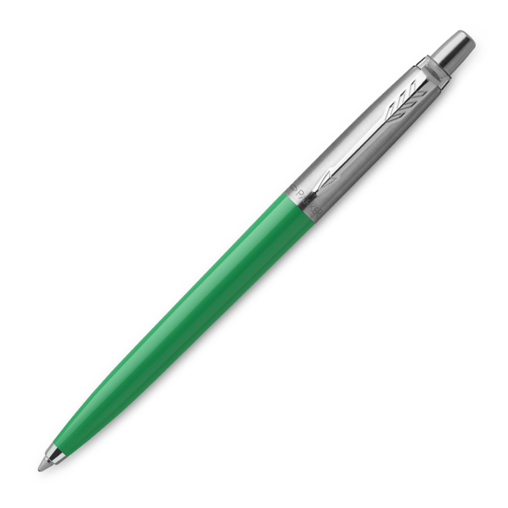 Подарочный набор: Шариковая ручка Parker Jotter ORIGINALS GREEN CT В ЭКО УПАКОВКЕ и Ежедневник недатированный черный