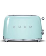 Smeg Тостер на 2 тоста, пастельный зеленый