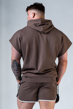 Худи с коротким рукавом Training Rag Top HERO 297 Коричневая