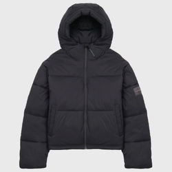 Утепленная куртка Calvin Klein Jeans Short Hooded Puffer Forged Iron