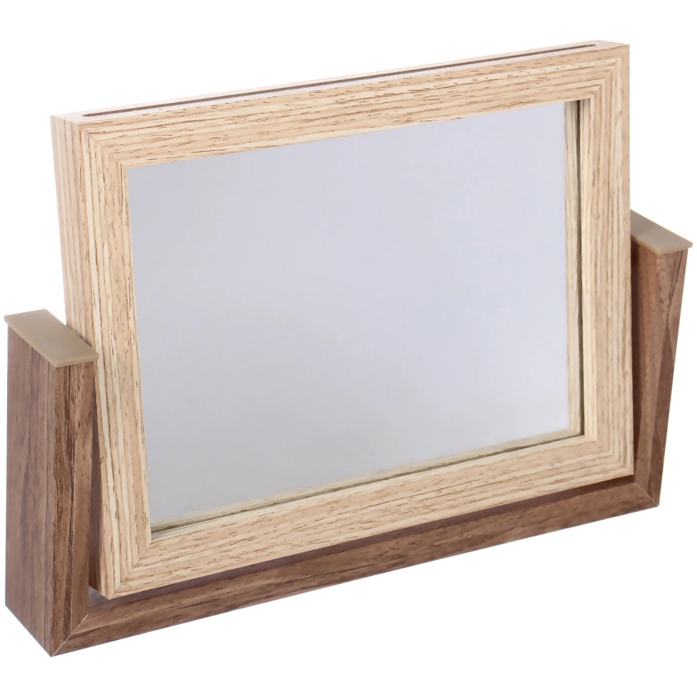 Фоторамка 13*18см вращающаяся с зеркалом, коричневая