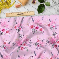 Ткань таффета розовая прелесть