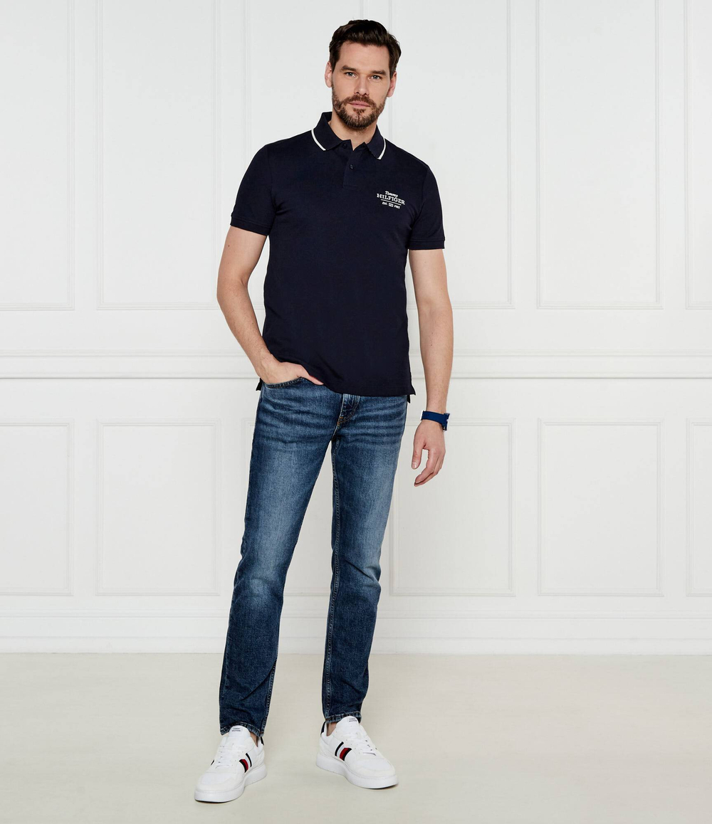 Поло Tommy Hilfiger - темно-синий(MW0MW37519)