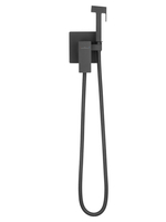 Смеситель с гигиеническим душем встраиваемый WONZON & WOGHAND CUBE 2.0, Черный матовый (WW-88829068-MB)