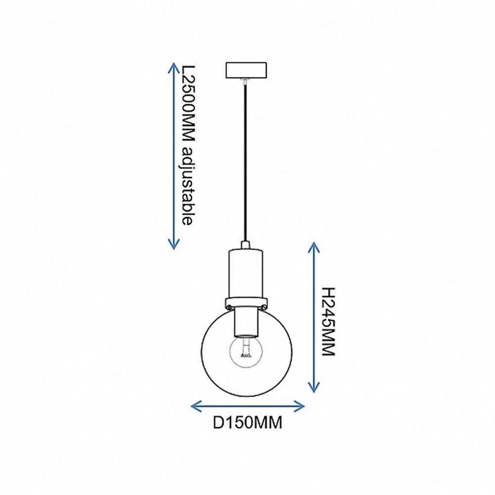 Подвесной светильник Imperiumloft PENBALL Black PENBALL01