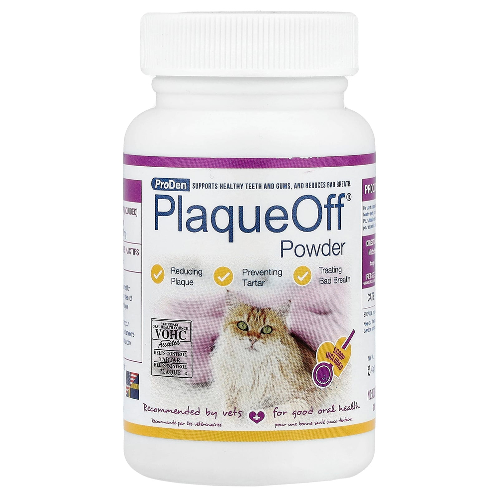 ProDen, PlaqueOff®, порошок для кошек, 40 г (1,4 унции)