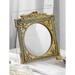 Зеркало настольное, под старину 17x2x18см