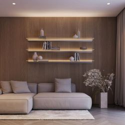 Профиль SHELF-600-2000 ANOD (Arlight, Алюминий) 060498