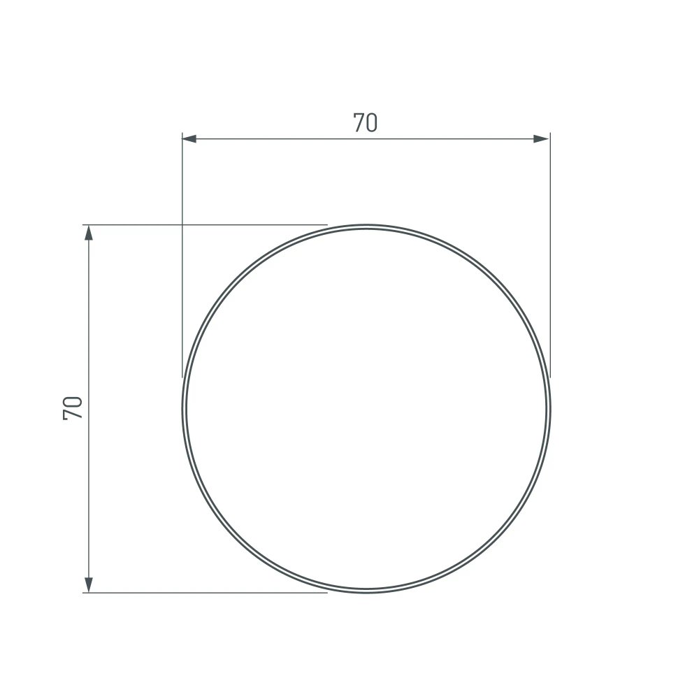 Экран SL-ROUND-D70-360deg-2000 OPAL (Arlight, Пластик) 037771