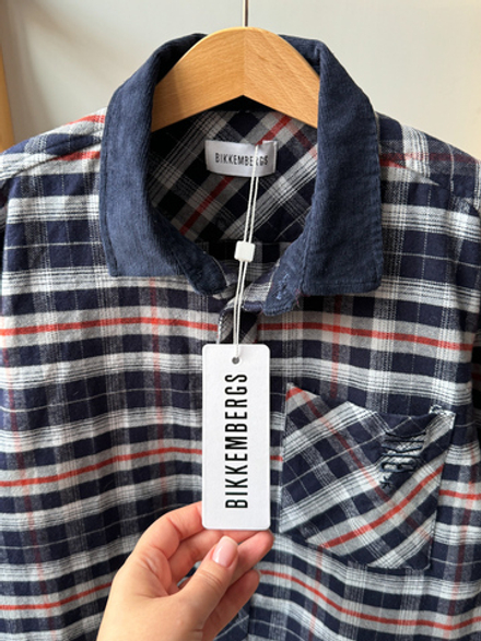 Новая фланелевая рубашка Bikkembergs, 152
