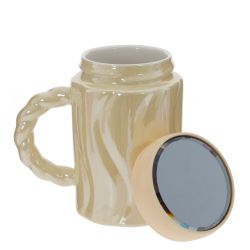 GAEM Кружка с крышкой, 380 мл, L13 W8 H13 см