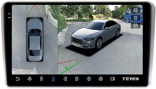 Магнитола для AUDI A3 8P 2003-2012 - Teyes CC3-2K-360 на Android 10, Быстрая, 2K QLED, CarPlay, 4G SIM-слот, 4 камеры в комплекте
