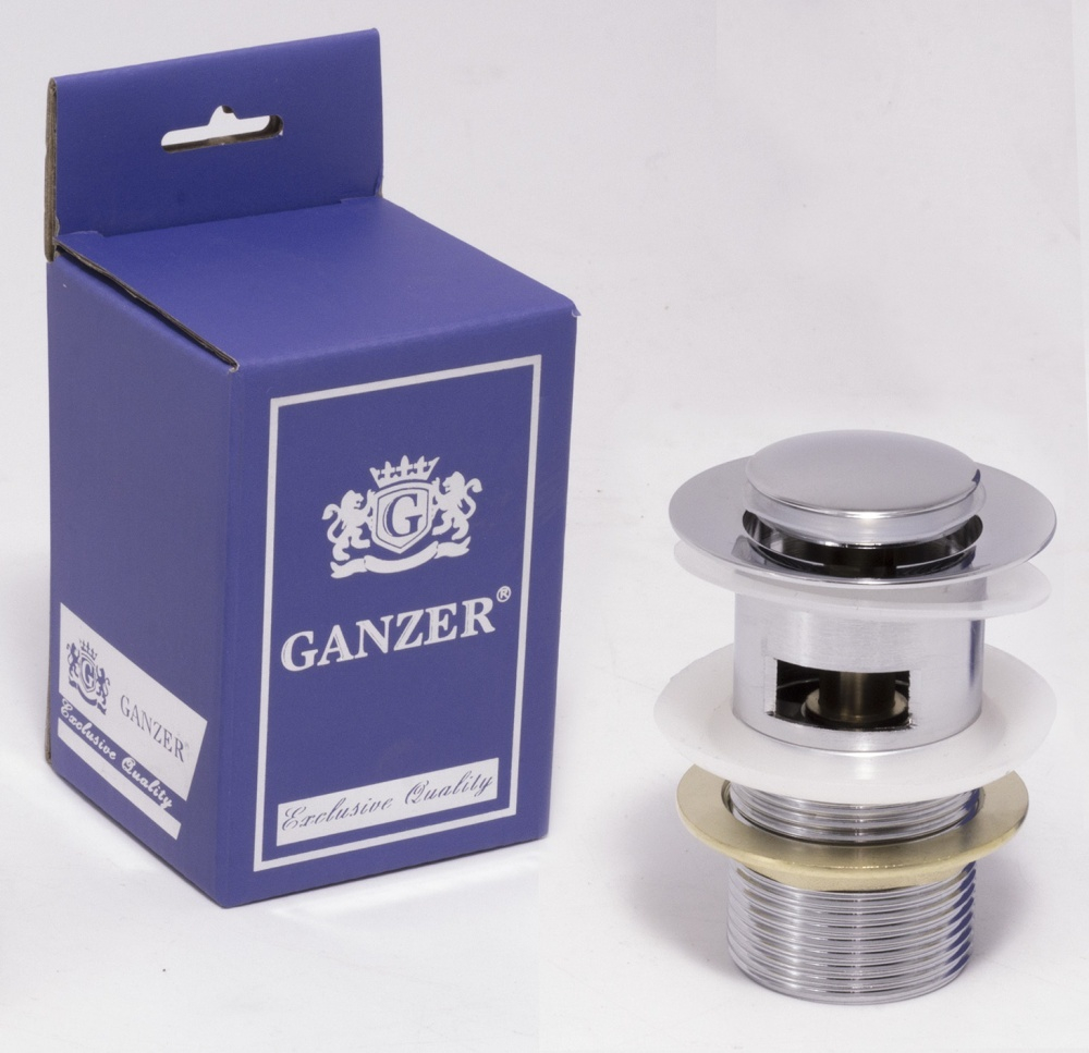 Донный клапан с перел. GANZER  МАЛ/ЭКО  (50/1)