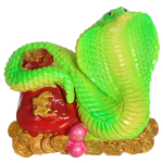 Магнит «Змея с богатствами» 5,5*6 см, микс