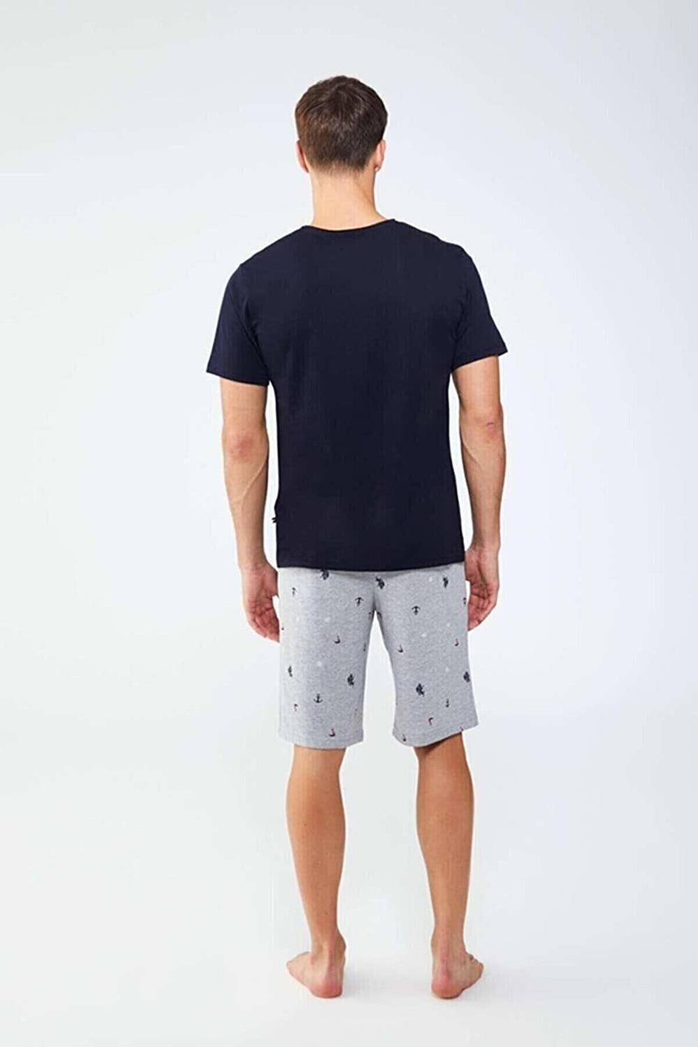Домашний костюм с шортами и футболкой с логотипом U.S.Polo Assn