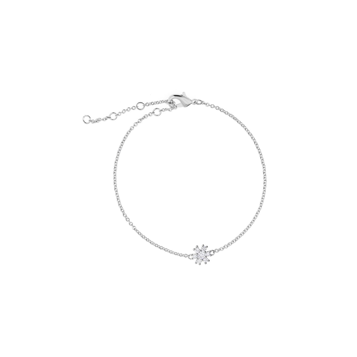Браслет Super-Shiny Flower Bracelet – Silver