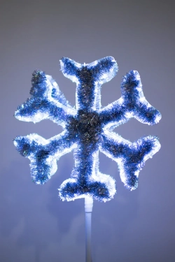 Макушка Снежинка Стандарт 100 см. для елей высотой от 6 до 12 м., белая, Green Trees (sn-100white)