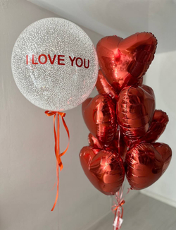 Воздушные гелиевые шарики с доставкой по Хабаровску снег №4743