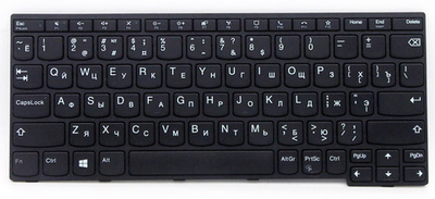 Клавиатура для ноутбука Lenovo Thinkpad Yoga 11e Gen 6 черная