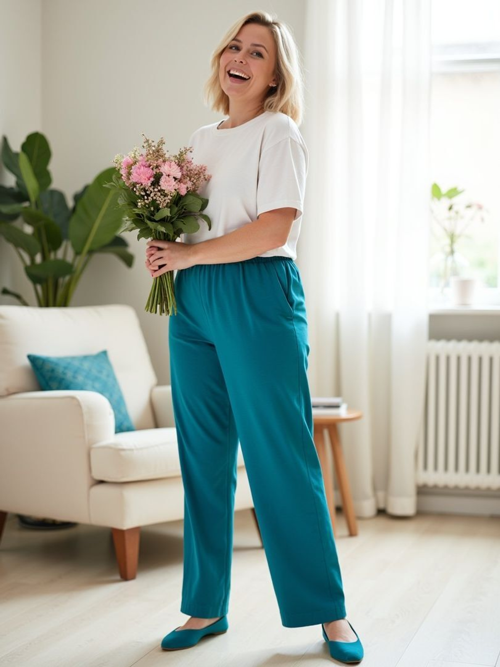 Брюки домашние Изумруд
