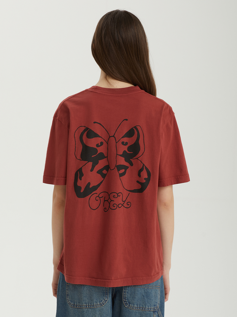 Женская Футболка Obey Flutter Face