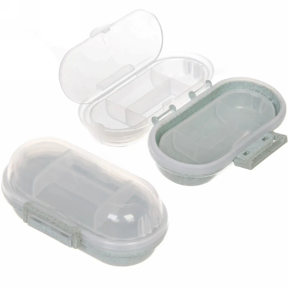 Контейнер для таблеток 8 ячеек 10х5,5х4см