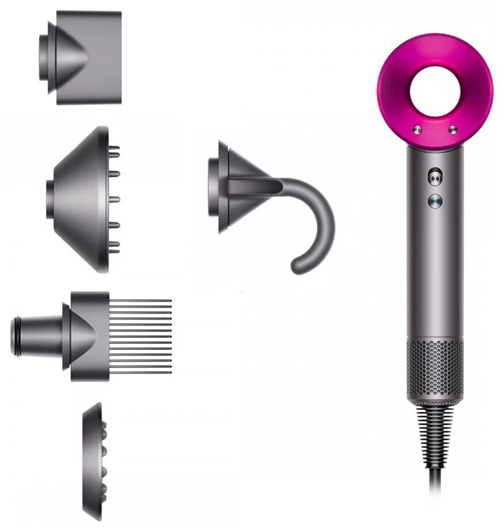 Фен Dyson Supersonic HD07 Nickel/Fuchsia