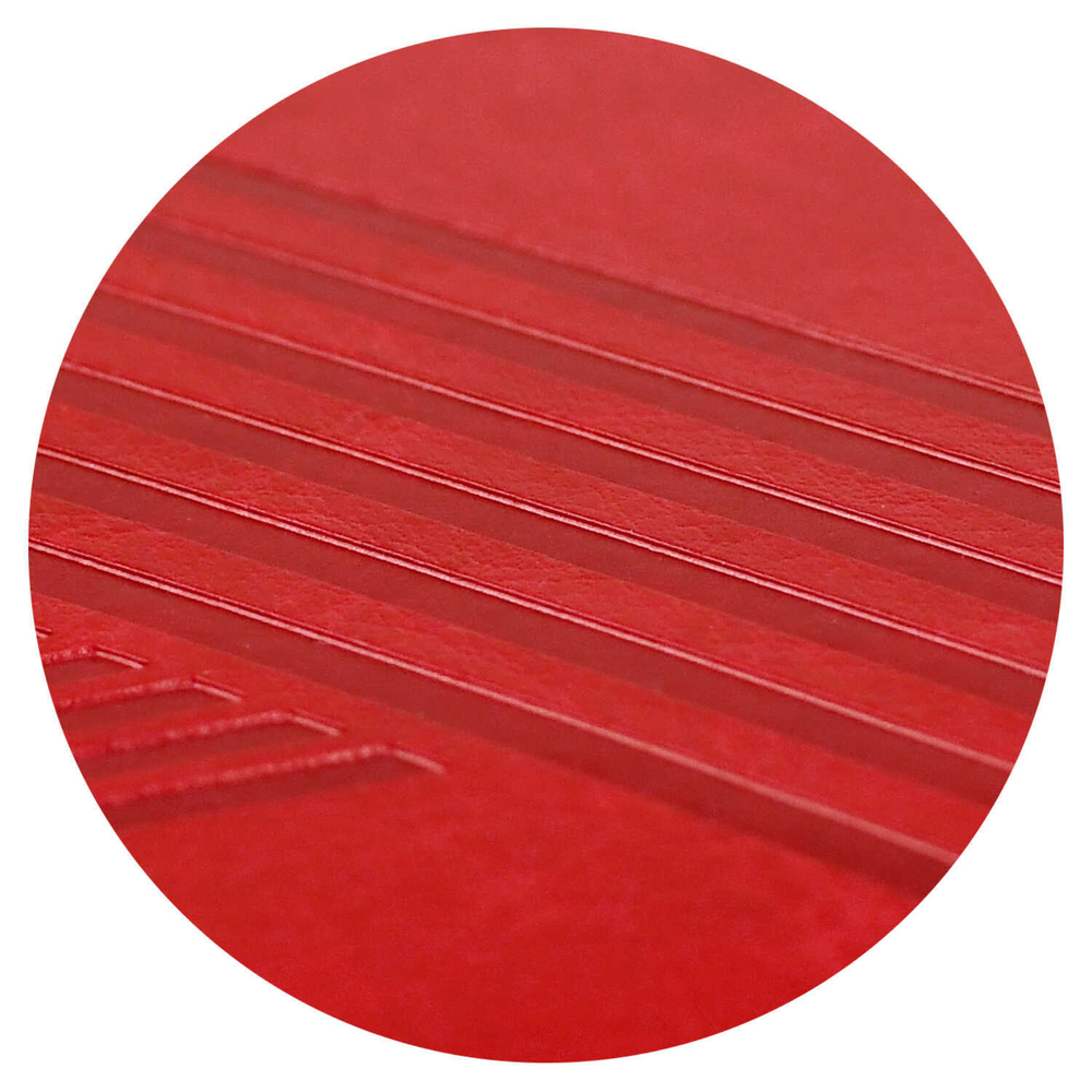 Ежедневник датированный 2026 ESCALADA, А5, 176 л., арт. 70222/ 15 САРИФ КРАСНЫЙ (кожзам: 146x211 мм, твёрдый переплёт с поролоном, материал обложки: искусственная кожа "Сариф"; декор: блинтовое тиснение; способ крепления блока: ниткошвейный; вн. блок