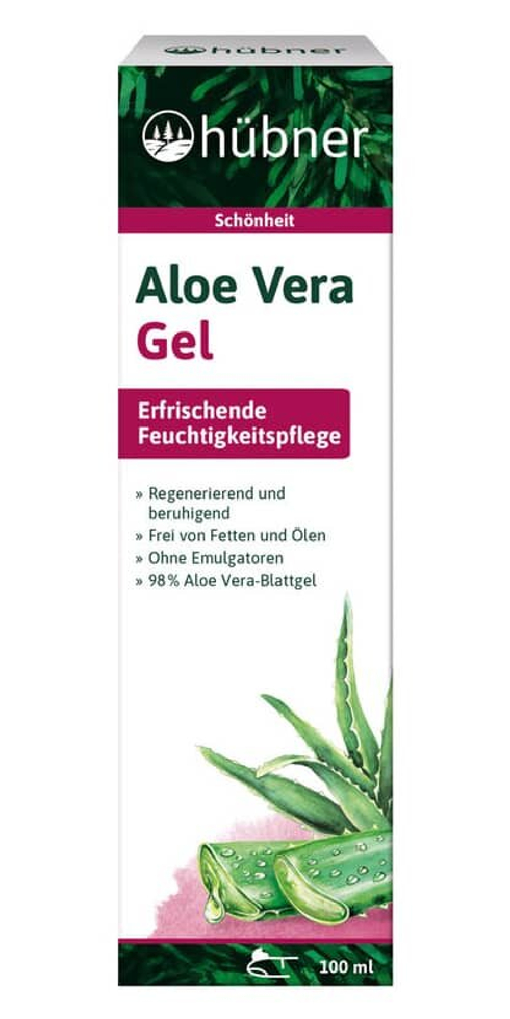 Гель алоэ вера Hübner 100 мл