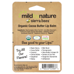 Mild By Nature, Sierra Bees™, органические бальзамы для губ, какао-масло, 4 шт. по 4,25 г (0,15 унции)
