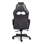 ARENA Кресло офисное (кожзам серый/черный)
