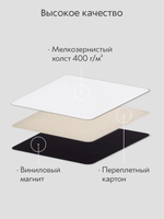 Холст на магните для росписи и рисования, размер: 10х10 см, квадрат скругленный угол, набор 5 штук