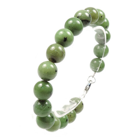 Браслет "Келли 10" змеевик (Перу)