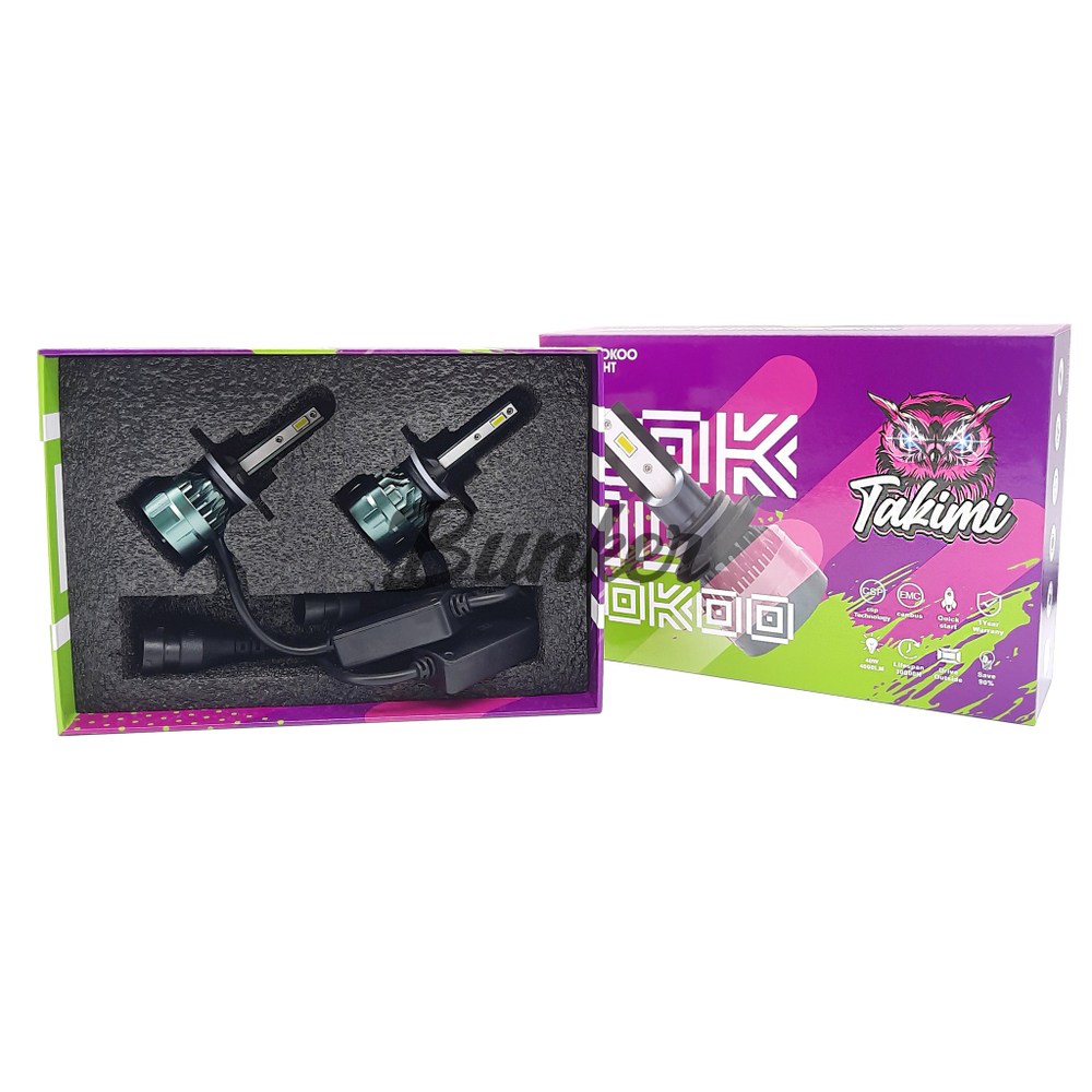 Светодиодные автомобильные LED лампы Takimi SOKOO H27 12/24V