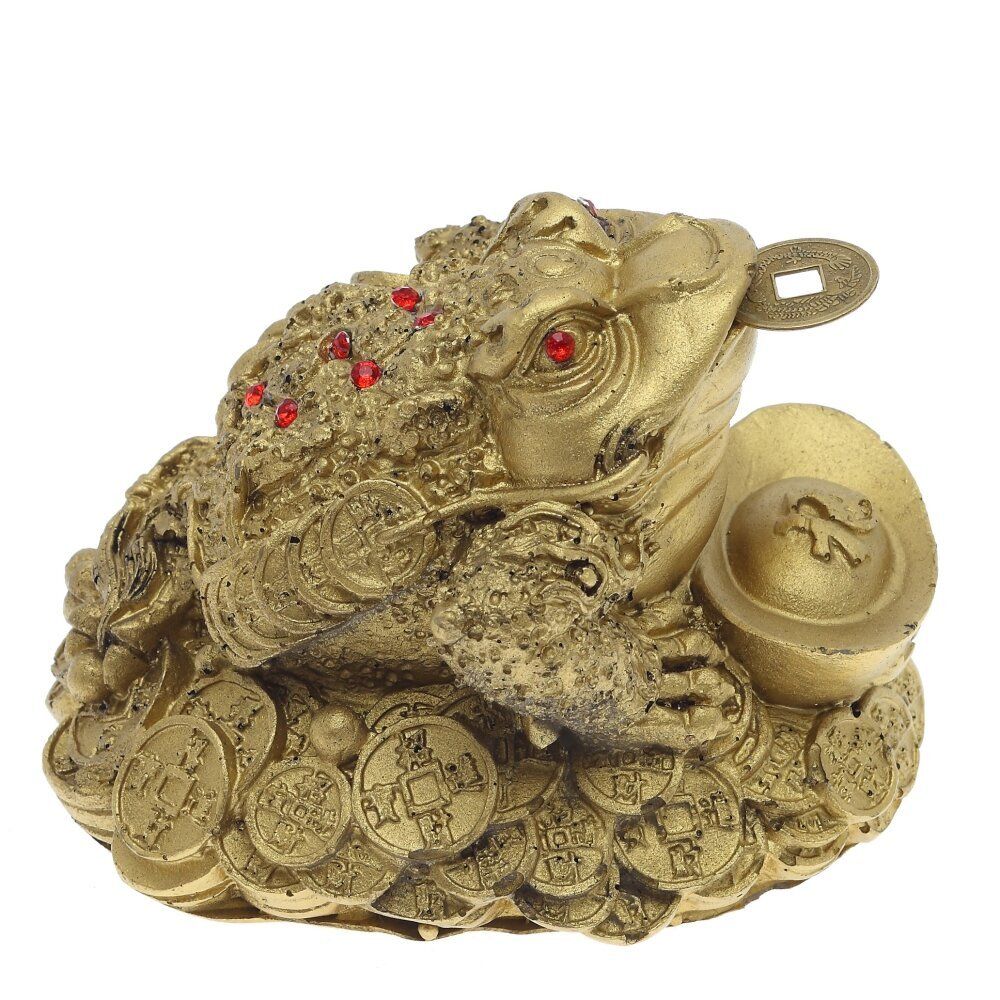 GAEM Фигурка декоративная "Лягушка денежная", L10,5 W9 H7,5 см