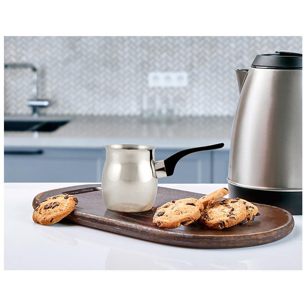 Кофеварка/турка TURCO 600мл стальная Mallony с бакелитовой ручкой