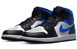 Jordan 1 Mid 'White Black Racer Blue'