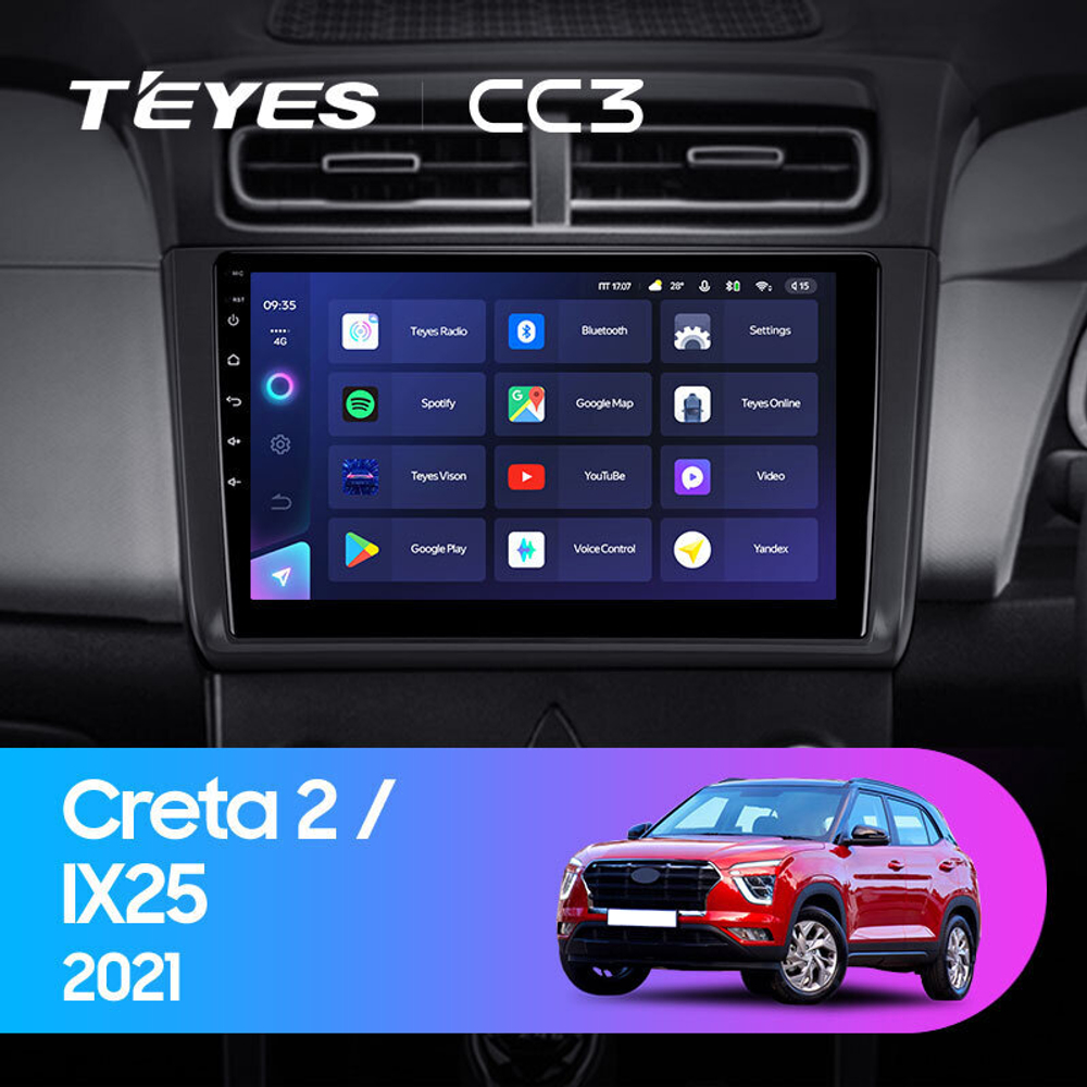 Teyes CC3 10" для Hyundai Creta 2020-2021