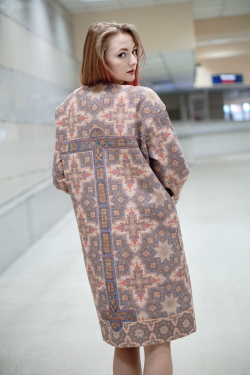 Пальто "Византия", по мотивам Келлской книги