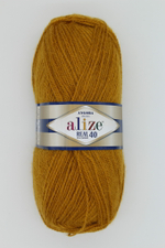 Пряжа "Angora real 40" 645 Горчичный