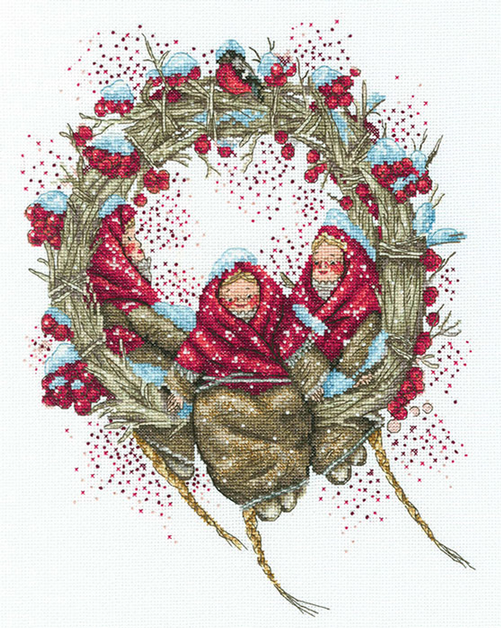 "Снегирини"-M822  вышивка