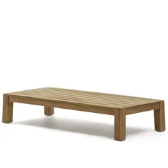 Уличный журнальный столик Forcanera из массива тика 150x71 см