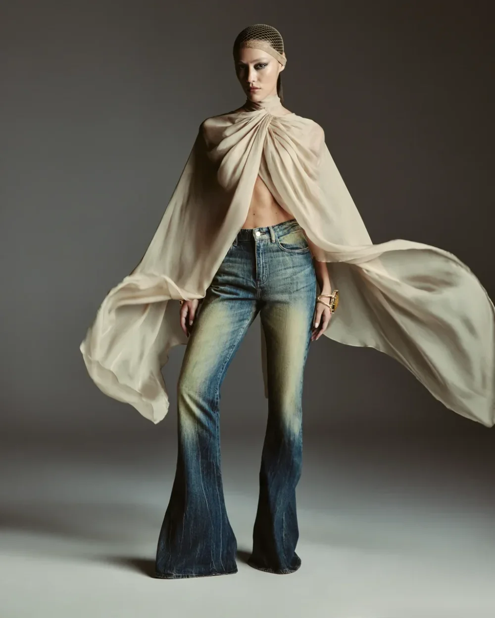 Топ бохо, Бежевый