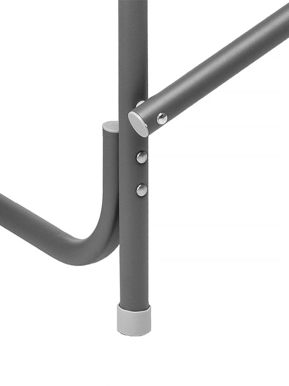 Кресло раскладное Nisus с откидывающим столиком.140кг, карман (алюм. д25) зеленый ромб/серый (N-DC-95200T-K-GG)