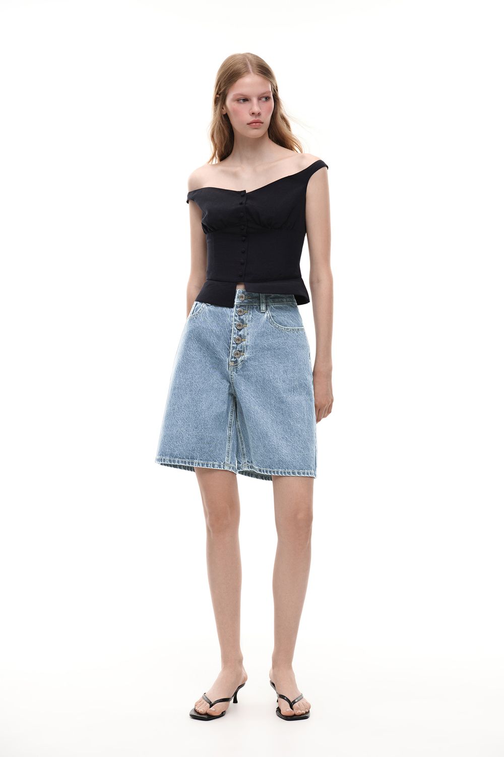 Шорты (Как у Джиджи 2.0), голубые