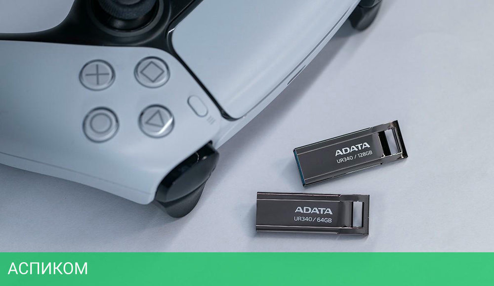 USB Flash-накопитель A-Data AROY-UR340-64GBK