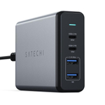 Сетевое зарядное устройство Satechi мощностью 108 Вт (2 USB-C, 2 USB-A) Настольный многопортовый мощный адаптер питания. Есть поддержка PD